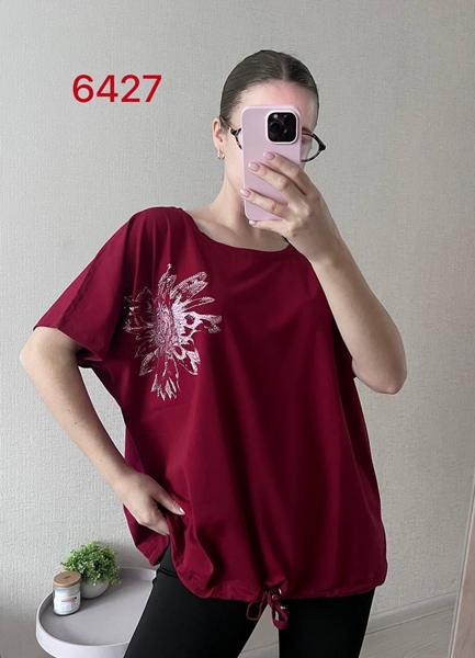 Футболка FSN (52-58) 6427 wine (лето)