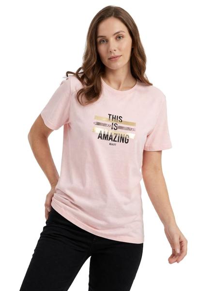 Футболка FSN (46-52) 6533 pink (лето)