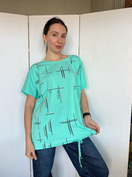 Футболка FSN (M-L) 6535 l.blue (лето)