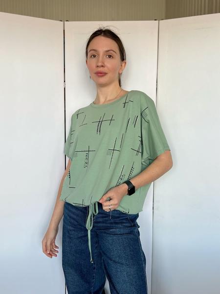 Футболка FSN (M-L) 6535 mint (лето)