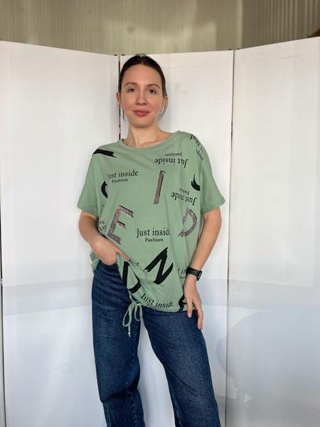 Футболка FSN (M-L) 6537 mint (лето)