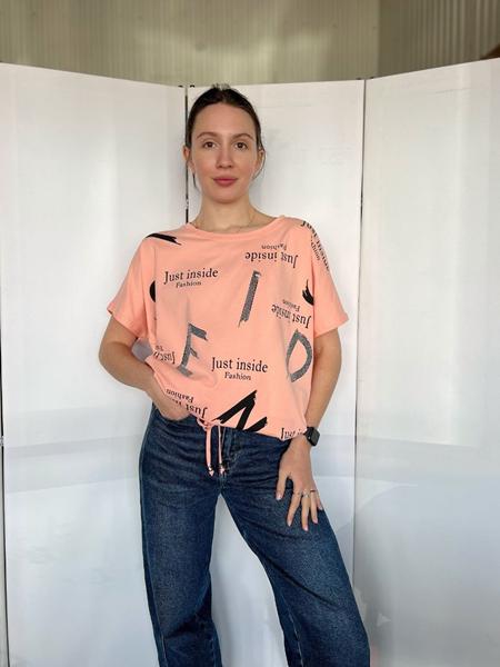 Футболка FSN (M-L) 6537 orange (лето)