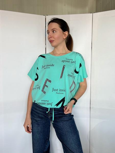 Футболка FSN (M-L) 6537-1 mint (лето)