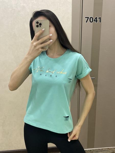 Футболка FSN (42-48) 7041 mint (лето)