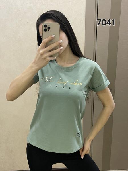 Футболка FSN (42-48) 7041-1 mint (лето)