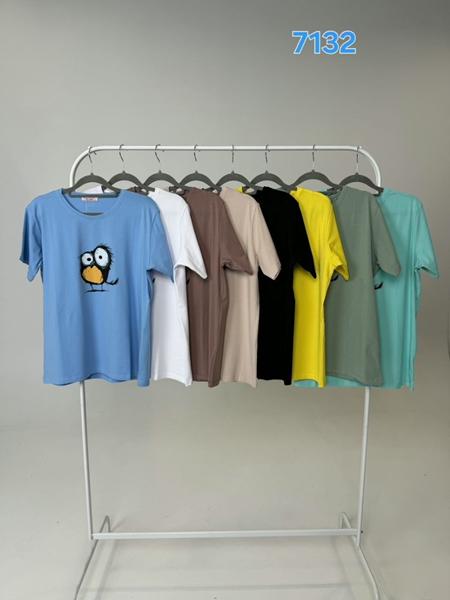 Футболка FSN (44-50) 7132 brown (лето)