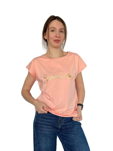 Футболка FSN (44-50) 7134 peach (лето)