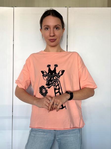 Футболка FSN (44-50) 7189 orange (лето)