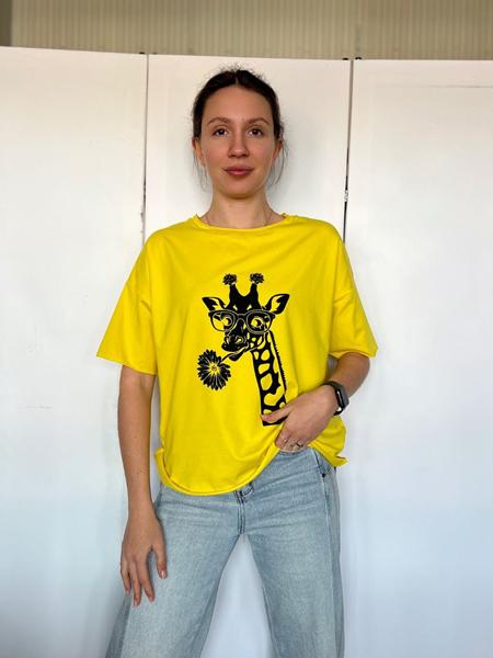 Футболка FSN (44-50) 7189 yellow (лето)