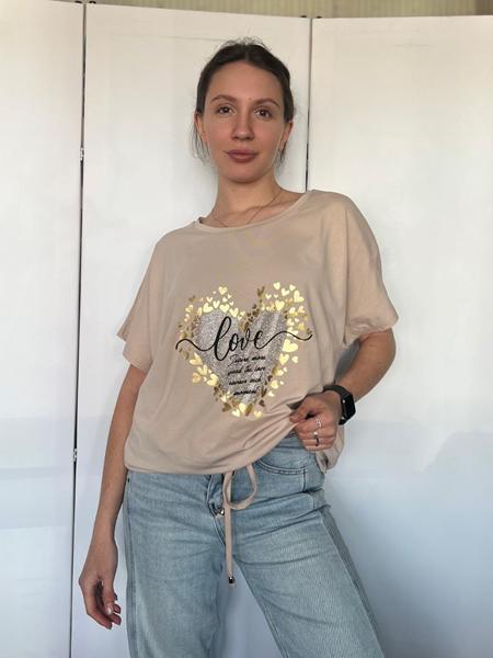 Футболка FSN (56-62) 7195 beige (лето)