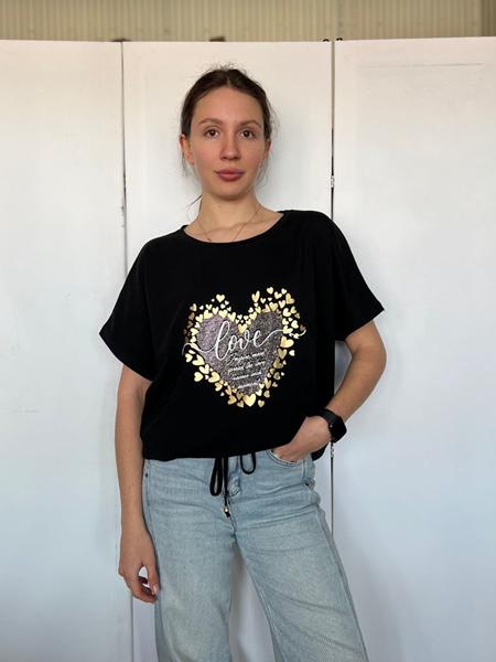 Футболка FSN (56-62) 7195 black (лето)