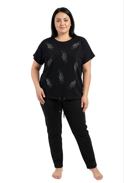 Футболка FSN (50-56) F2830 black (лето)