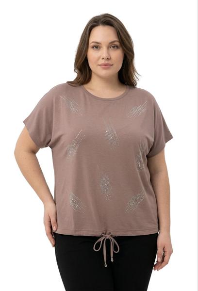 Футболка FSN (50-56) F2830 brown (лето)