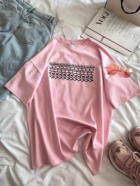 Футболка Alisa Brand (S-L) 625 pink (лето)