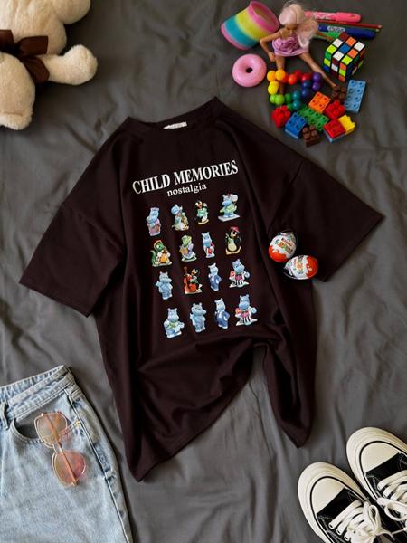 Футболка Alisa Brand (S-L) 635 brown (лето)