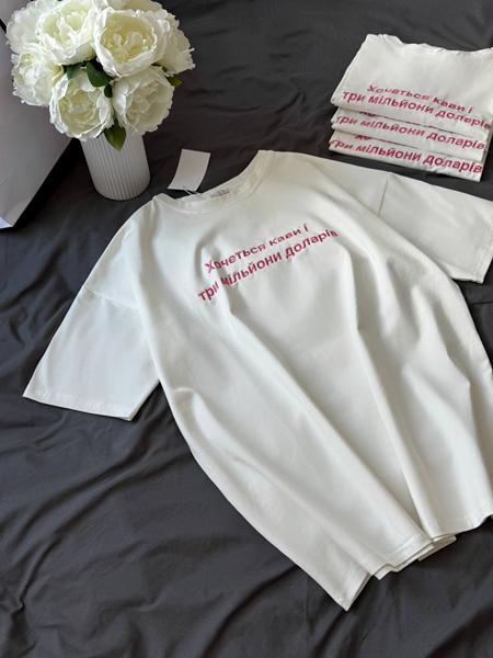 Футболка Alisa Brand (S-L) 668 milk (лето)