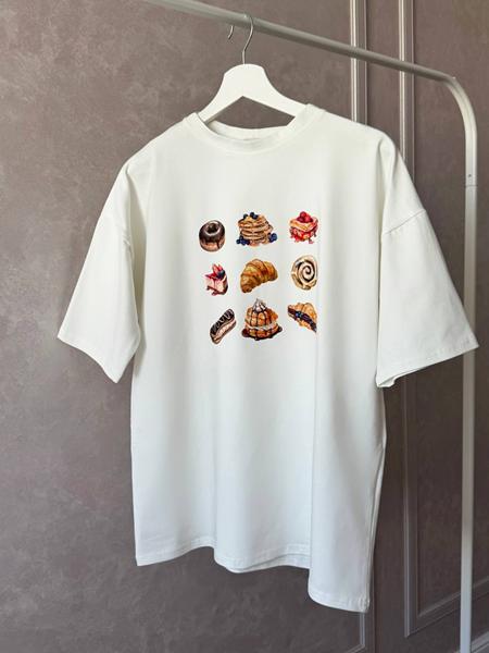 Футболка Alisa Brand (S-L) 680 milk (лето)