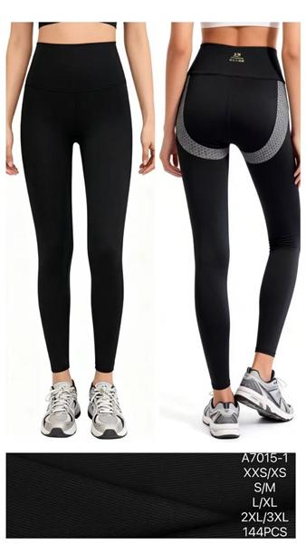 Лосины АнЯ (XS-3XL) 7015-1 black (деми)