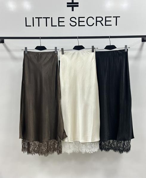 Юбка Little Secret (M-XL) 26101 black (лето)