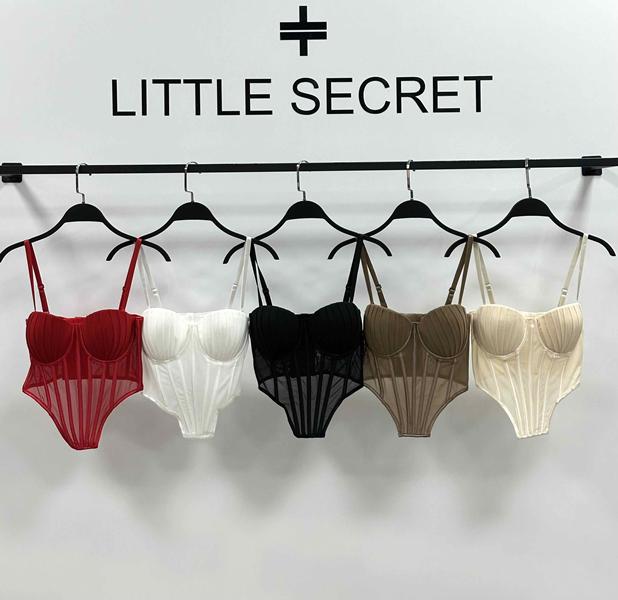 Топ Little Secret (M-XL) 2647 brown (лето)