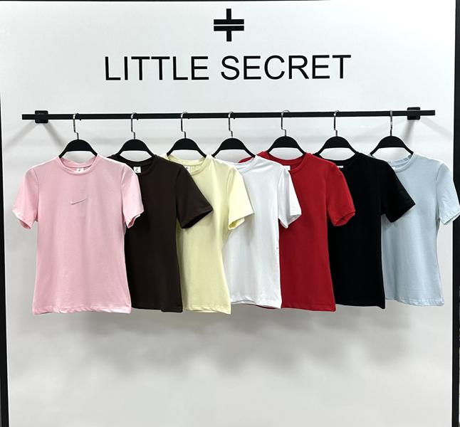 Футболка Little Secret (S-L) D10 pink (лето)