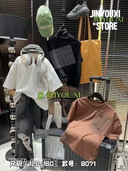 Футболка Delfinka (120-160) 8071 brown (лето)