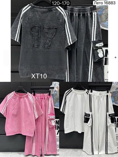 Костюм спорт Delfinka (120-170) XT10 pink (лето)