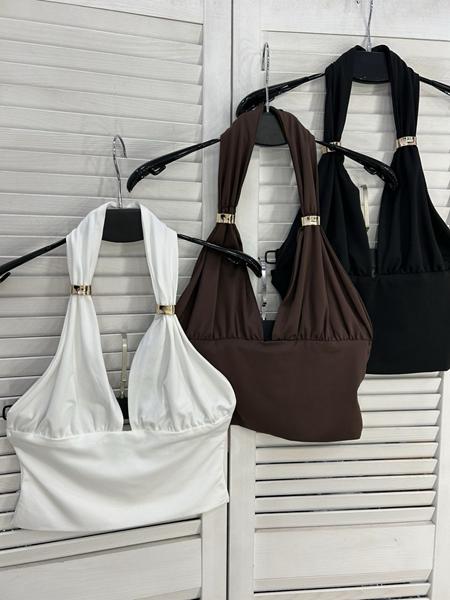 Топ Nefertiti (one size) 021 brown (лето)