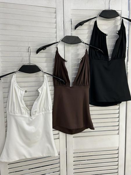Топ Nefertiti (one size) 023 brown (лето)