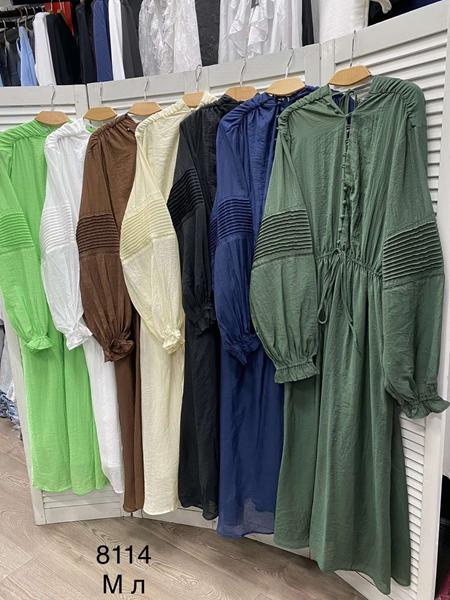 Платье Nefertiti (M-L) 8114 brown (деми)