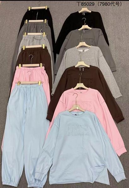 Костюм спорт Nefertiti (M-XL) 85029 pink (деми)