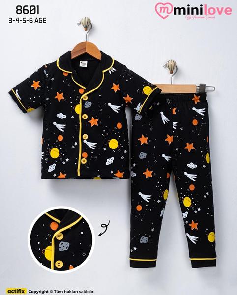 Пижама Meloria (3-6) 8601 black (лето)