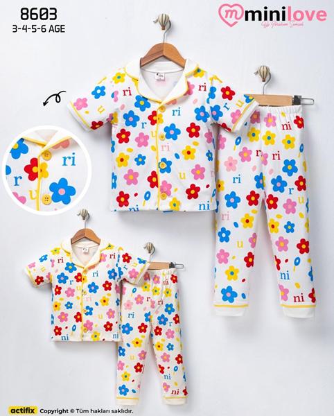 Пижама Meloria (3-6) 8603 white (лето)