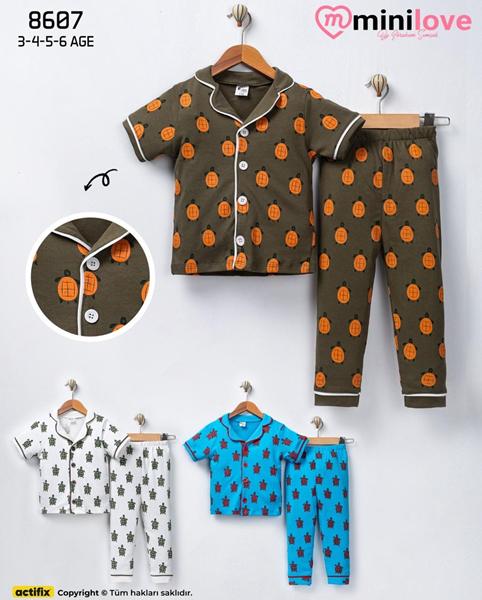 Пижама Meloria (3-6) 8607 khaki (лето)