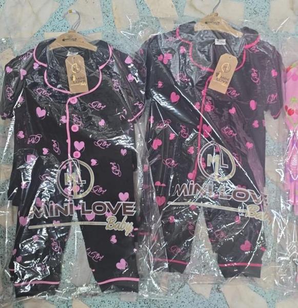 Пижама Meloria (3-6) ML5601 black-pink (лето)