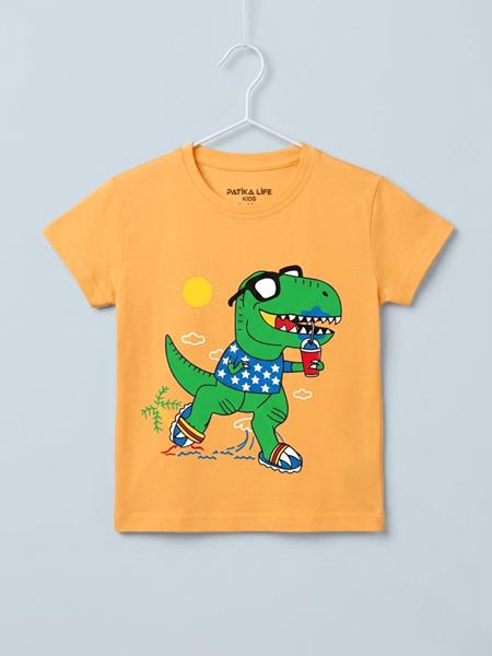 Футболка Dino (1-4) DN525 yellow (лето)