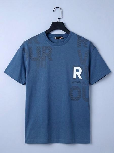 Футболка Dino (128-176) DN490 blue (лето)