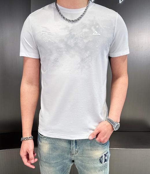 Футболка F.T.H (L-4XL) F1304 white (лето)