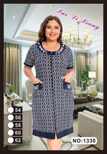 Халат Anion (54-62) 1330 navy-white (лето)
