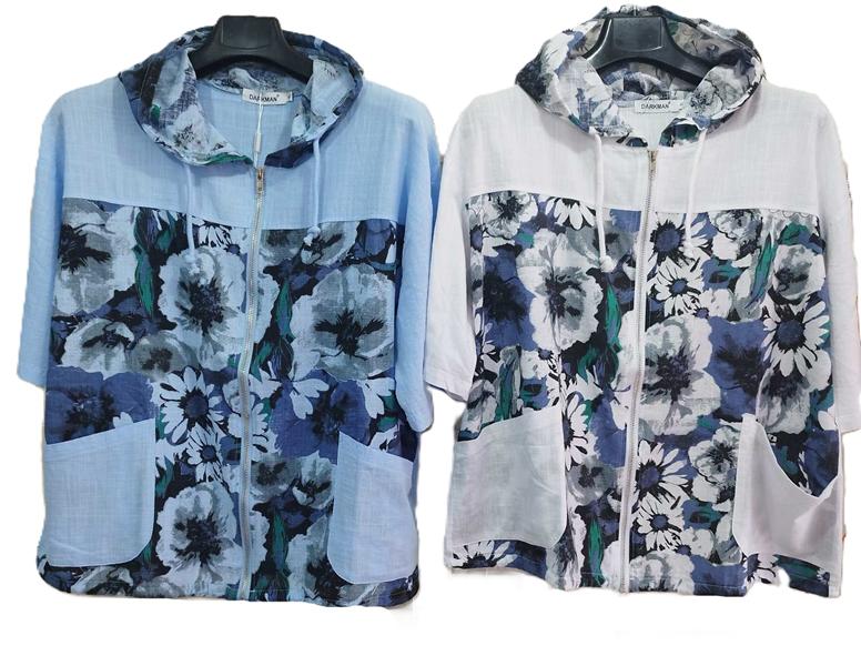 Кофта Estima (XL-4XL) 315-1 l.blue (лето)