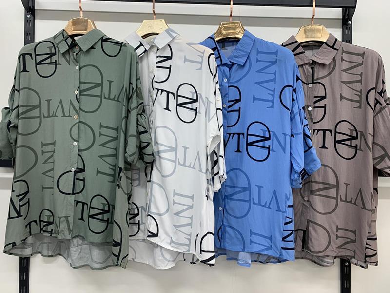 Рубашка Estima (3XL-6XL) 26944 white (лето)