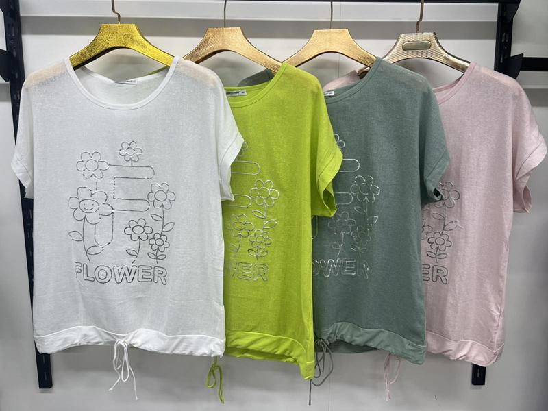 Футболка Estima (3XL-6XL) 9552 green (лето)