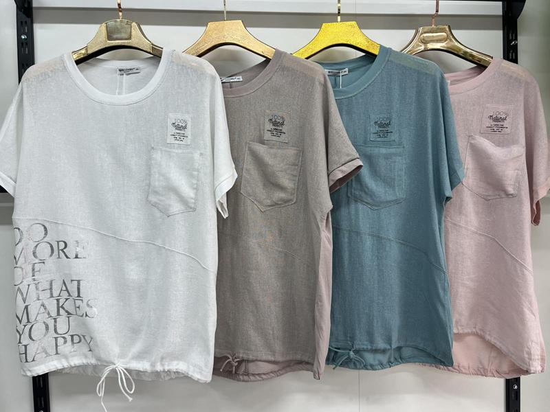 Футболка Estima (3XL-6XL) 9586 powder (лето)