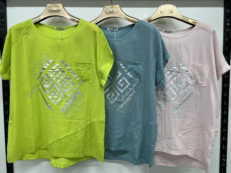 Футболка Estima (3XL-6XL) 9556 powder (лето)