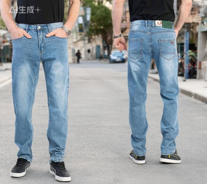 Джинсы Lili (32-40) 19160 l.blue (деми)