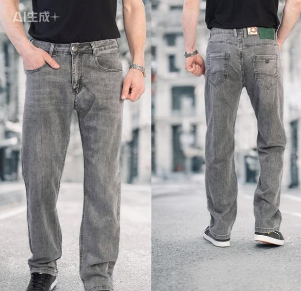 Джинсы Lili (32-38) 19178 grey (деми)