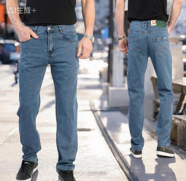 Джинсы Lili (32-42) 19173 l.blue (деми)