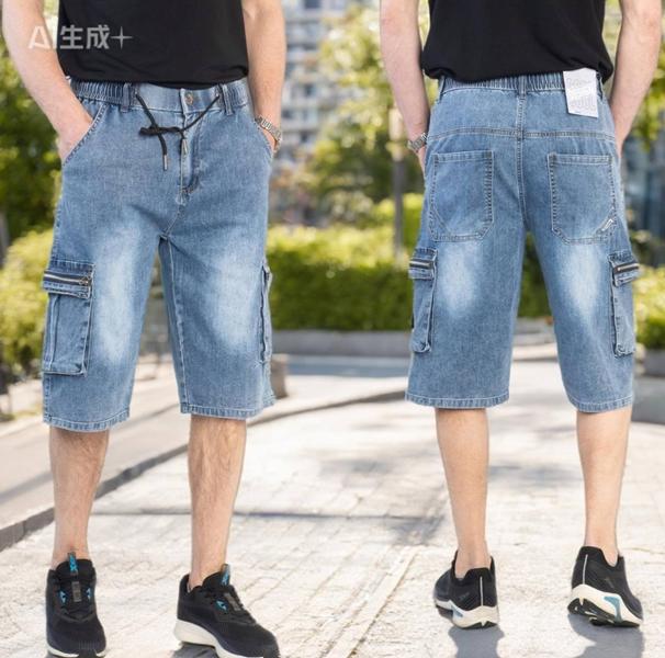 Шорты Lili (32-42) 19191 l.blue (лето)