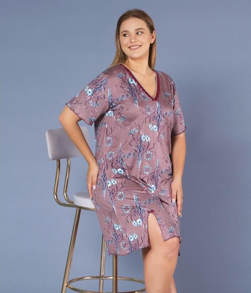 Ночнушка Trikotag (2XL-5XL) 6371 nude (лето)