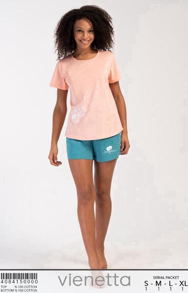 Пижама Trikotag (S-XL) T574 peach (лето)